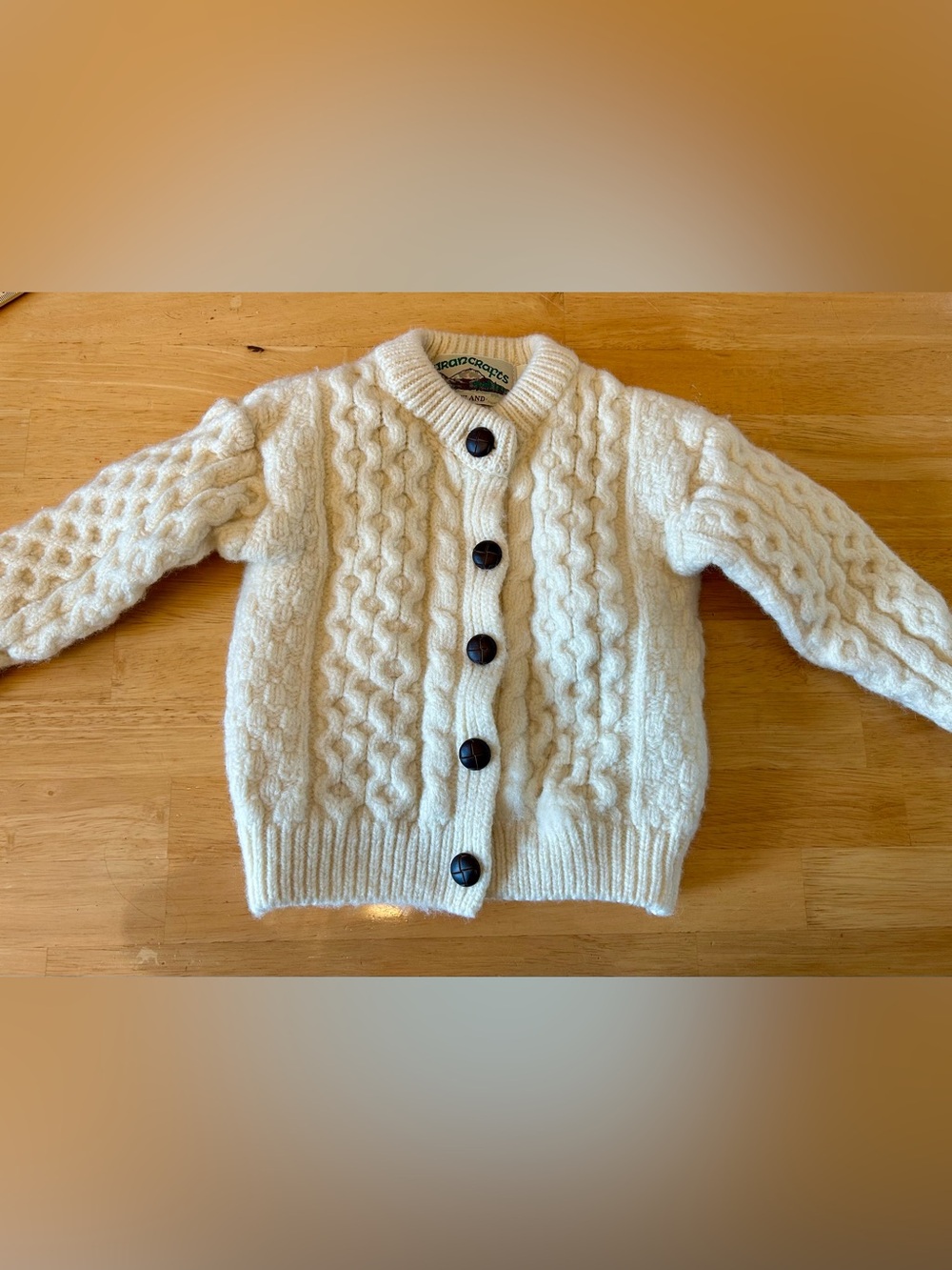 Aran Crafts Kids’ Fisherman Sweater